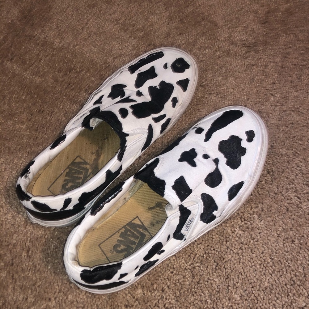 cow print vans